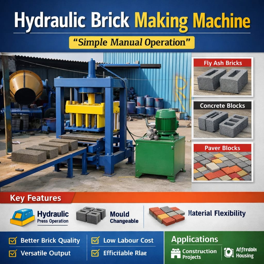 Hydraulic Brick Making Machine